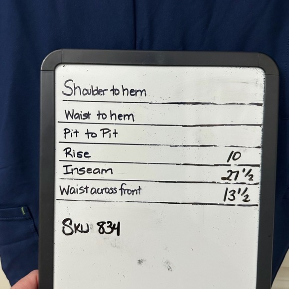 Barco Grey's Anatomy Scrub Pants XS Indigo Blue 6-Pocket Taper Leg GSSP627P NEW - Picture 7 of 7